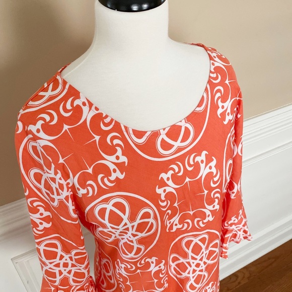 Escapada Coral & White Blouse - Picture 2 of 5